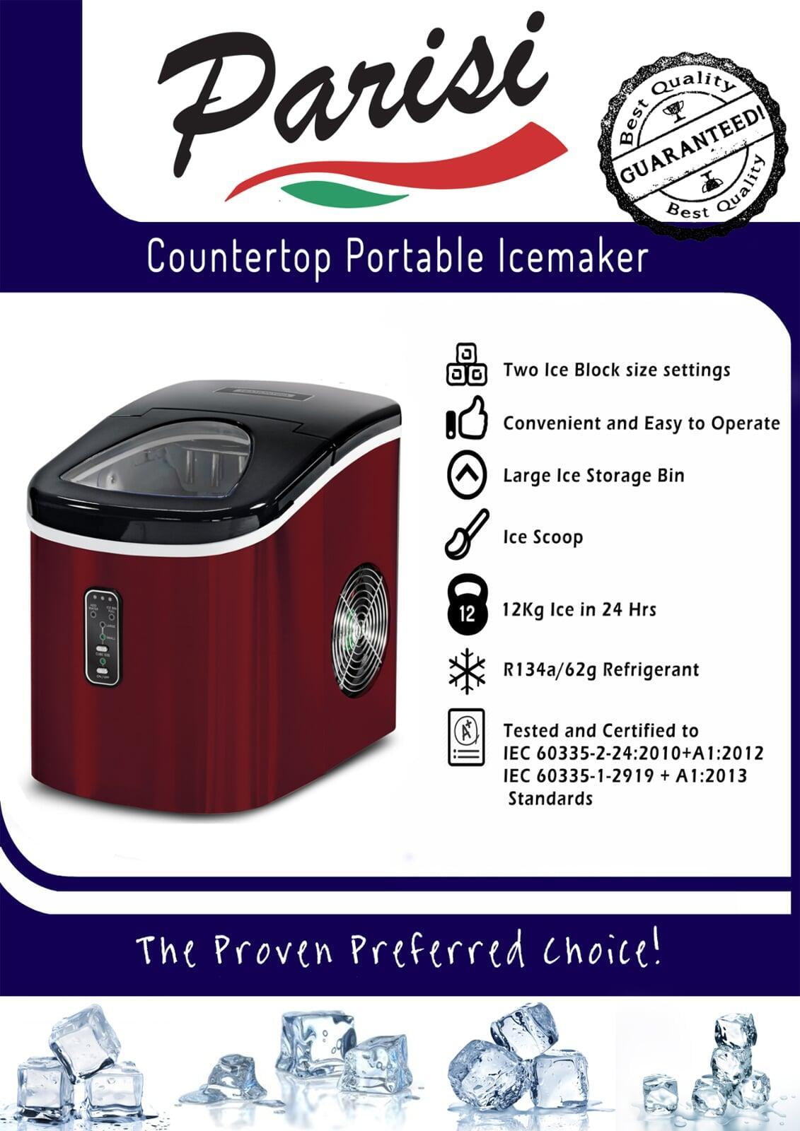 Parisi Ice Maker Get 12Kg Of Ice In 24 Hours